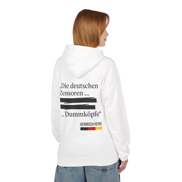 Hoodie Sweatshirt | Heinrich Heine - Die Deutschen Zensoren