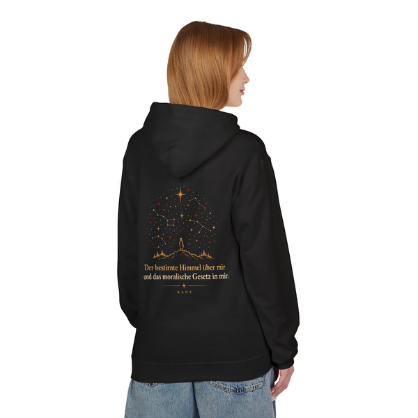 Hoodie Sweatshirt - Immanuel Kant | Der bestirnte Himmel über mir und das moralische Gesetz in mir