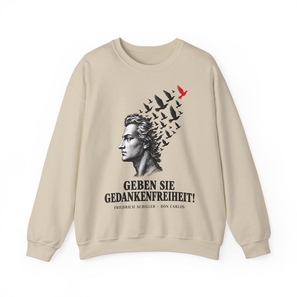 Unisex Heavy Blend™ Rundhals-Sweatshirt - Friedrich Schiller | Geben Sie Gedankenfreiheit!