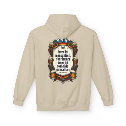 Hoodie Sweatshirt | Franz Josef Strauß - Irren ist menschlich