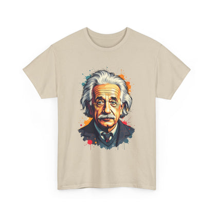 Unisex-T-Shirt aus Baumwolle - Albert Einstein