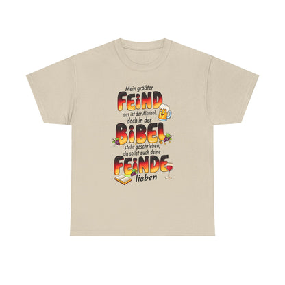 Unisex-T-Shirt aus Baumwolle - Deutscher Trinkspruch | Bibel