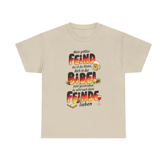 Unisex-T-Shirt aus Baumwolle - Deutscher Trinkspruch | Bibel
