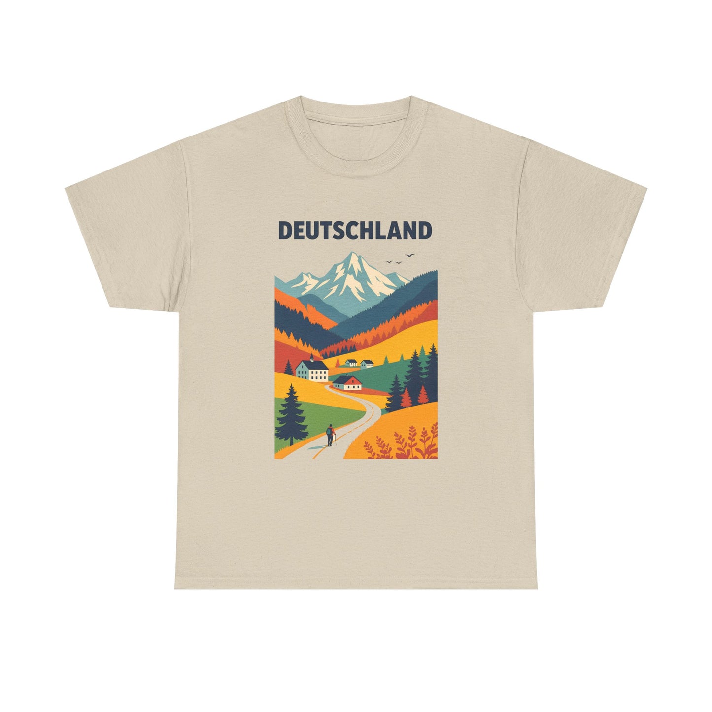 Unisex-T-Shirt aus Baumwolle - Deutschland | Landschaft