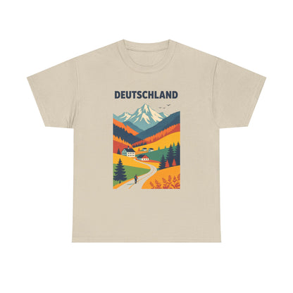 Unisex-T-Shirt aus Baumwolle - Deutschland | Landschaft