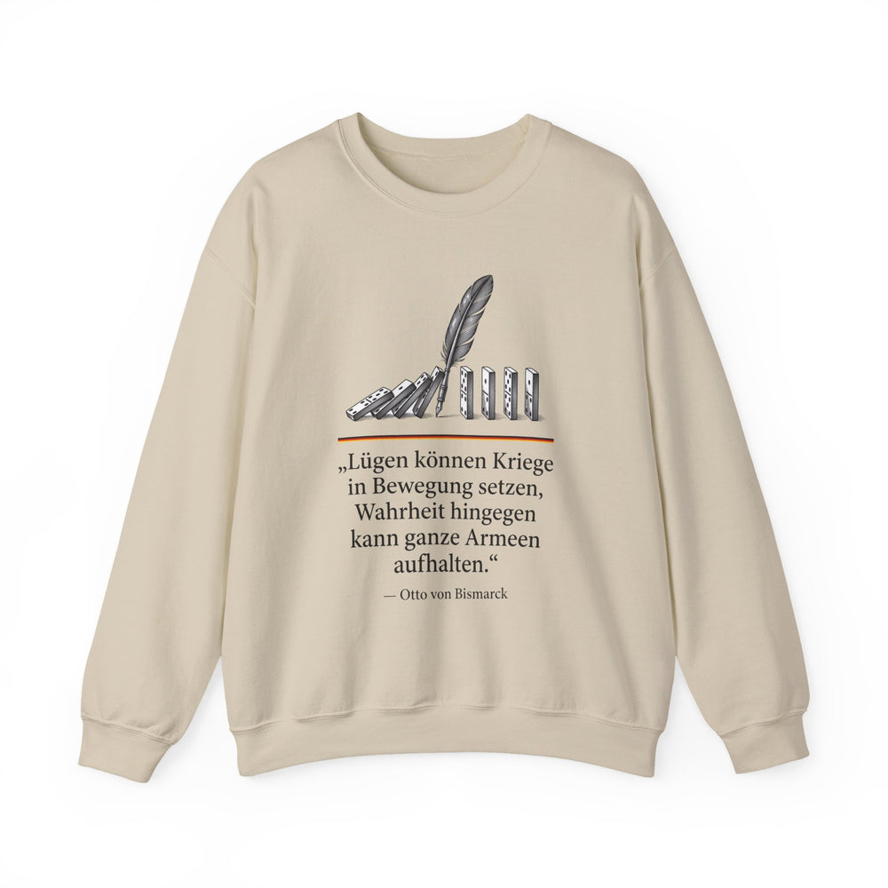 Unisex Heavy Blend™ Rundhals-Sweatshirt - Otto von Bismarck | Lügen können Kriege in Bewegung setzen