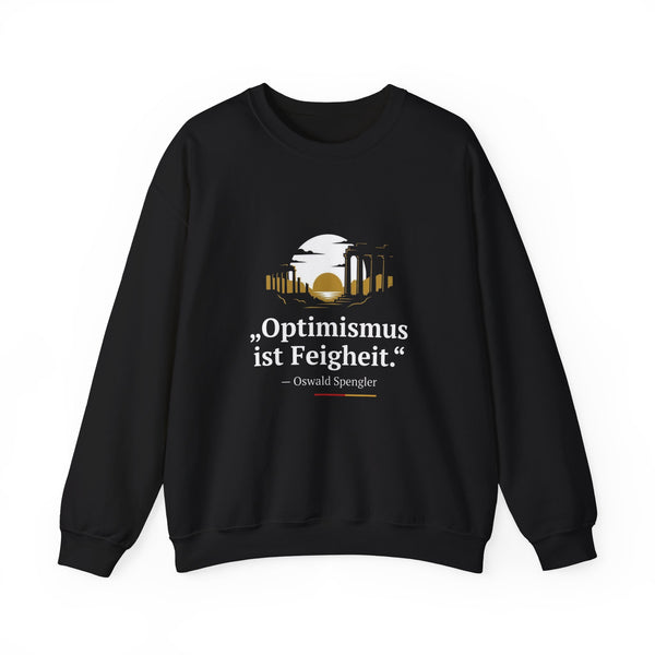 Unisex Heavy Blend™ Rundhals-Sweatshirt - Oswald Spengler | Optimismus ist Feigheit