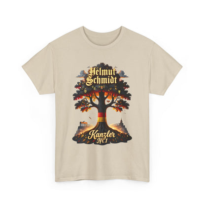 Unisex-T-Shirt aus Baumwolle - Helmut Schmidt | Kanzler Nr. 1