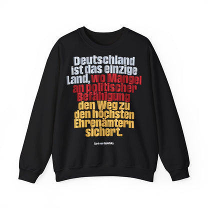 Unisex Heavy Blend™ Rundhals-Sweatshirt - Carl von Ossietzky | Mangel an Befähigung