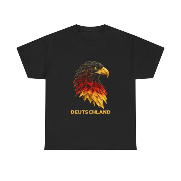 Unisex-T-Shirt aus Baumwolle - Deutscher Adler | Mosaik
