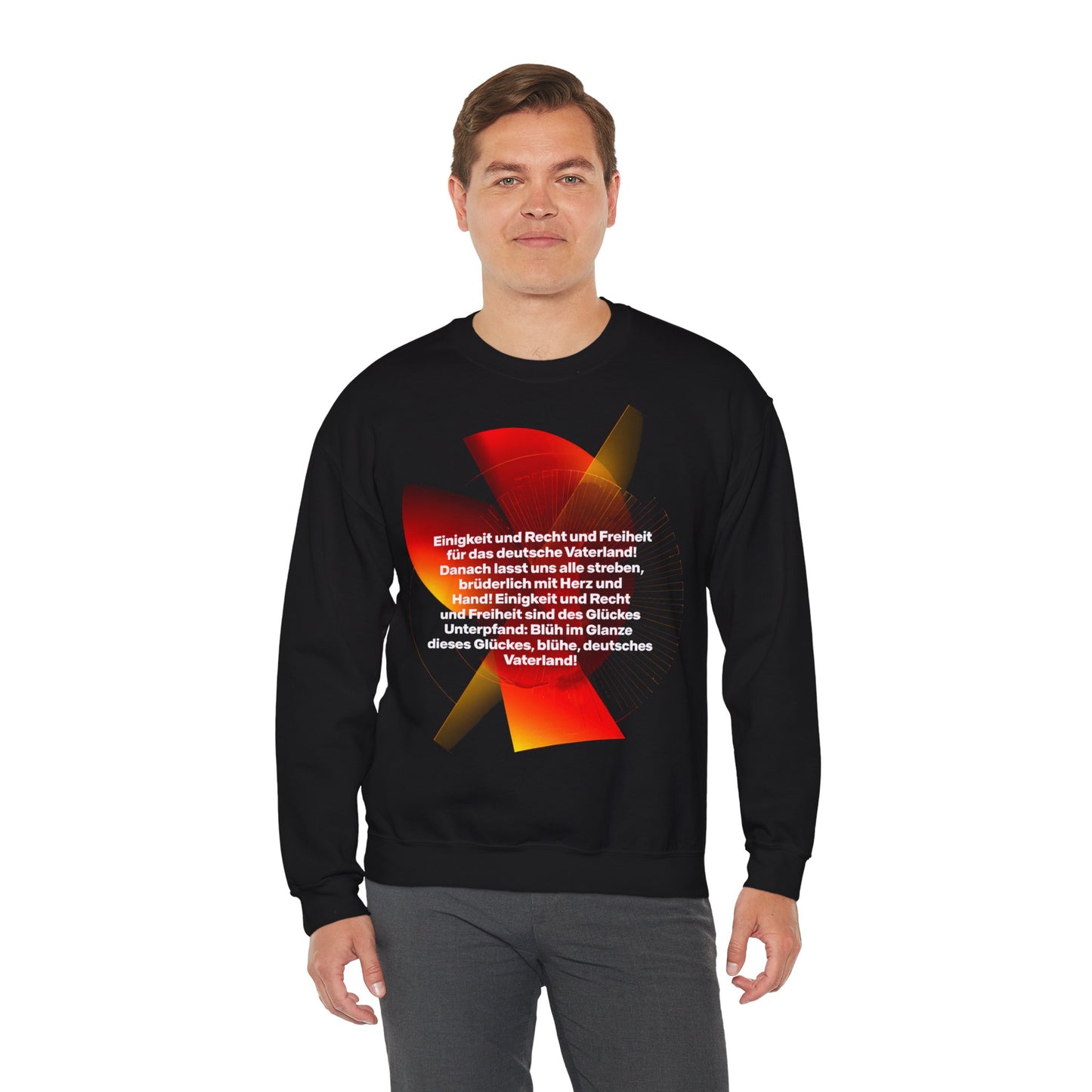 Unisex Heavy Blend™ Rundhals-Sweatshirt - Deutschlandlied 3. Strophe