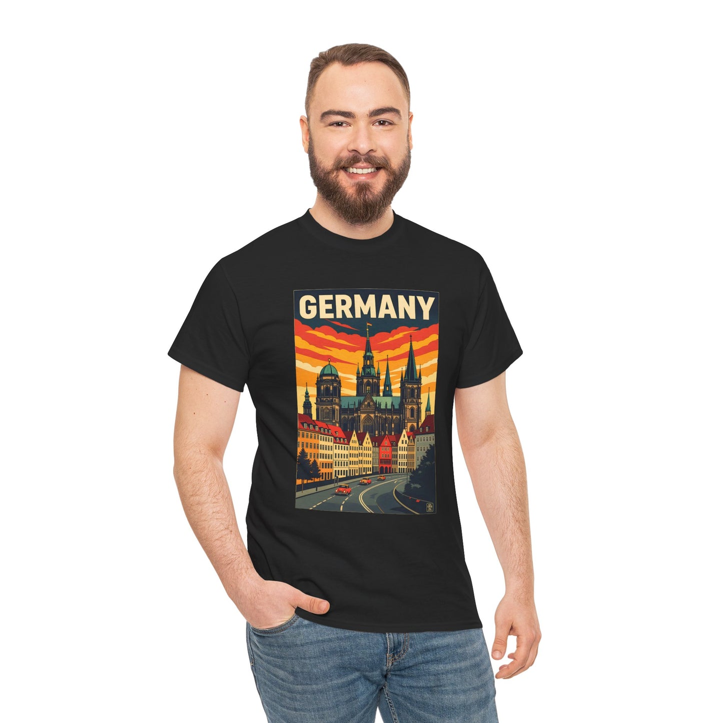 Unisex-T-Shirt aus Baumwolle - Germany