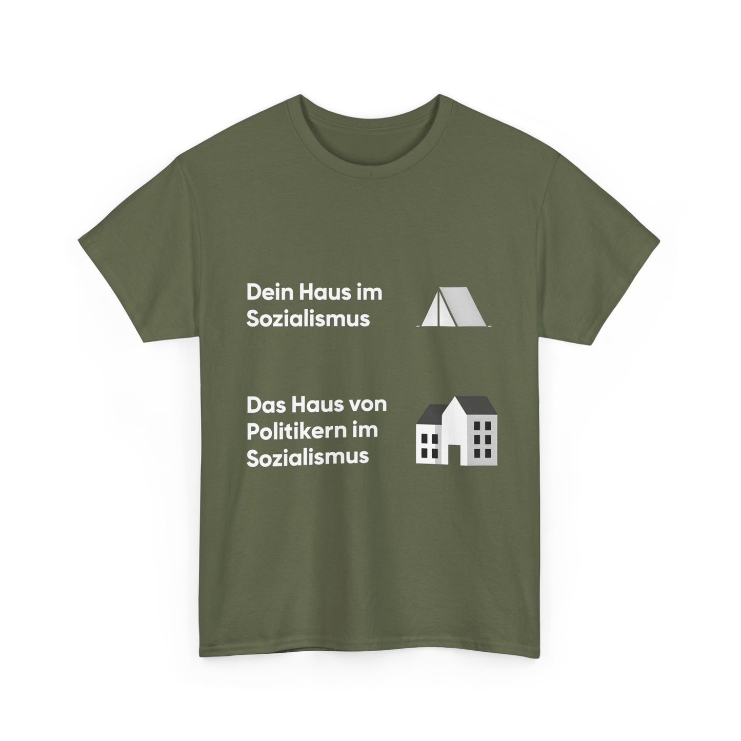 Unisex-T-Shirt aus Baumwolle - Sozialismus Meme