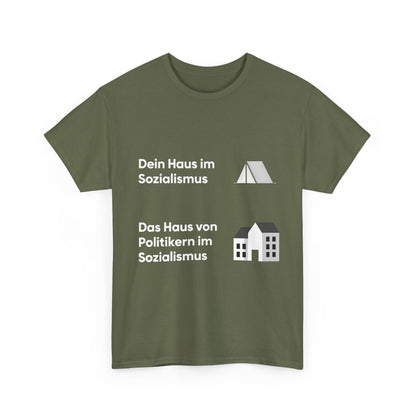 Unisex-T-Shirt aus Baumwolle - Sozialismus Meme