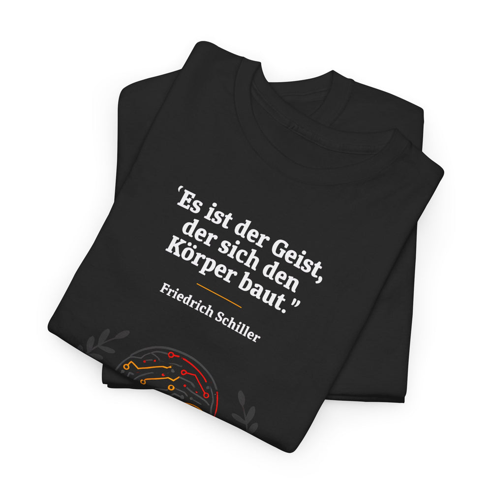 Unisex-T-Shirt aus Baumwolle - Friedrich Schiller | Geist