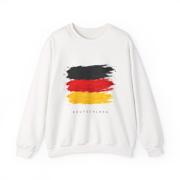 Unisex Heavy Blend™ Rundhals-Sweatshirt - Deutschlandflagge | Pinselstrich