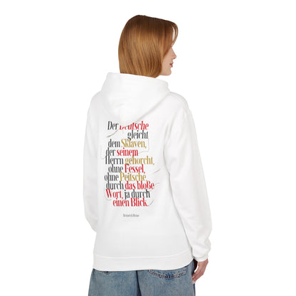 Hoodie Sweatshirt | Heinrich Heine - Der Deutsche gleicht dem Sklaven