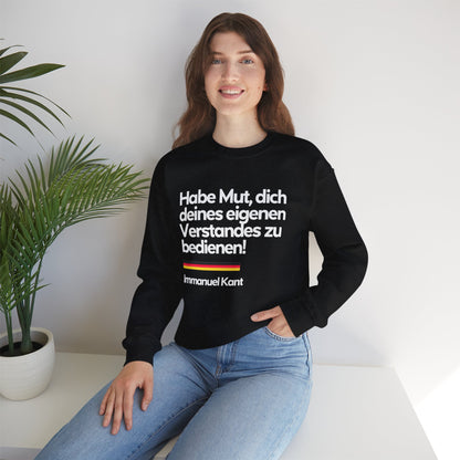 Unisex Heavy Blend™ Rundhals-Sweatshirt - Immanuel Kant | Habe Mut, dich deines eigenen Verstandes zu bedienen