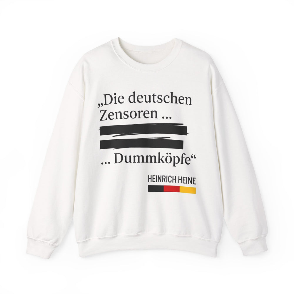 Unisex Heavy Blend™ Rundhals-Sweatshirt - Heinrich Heine | Die Deutschen Zensoren