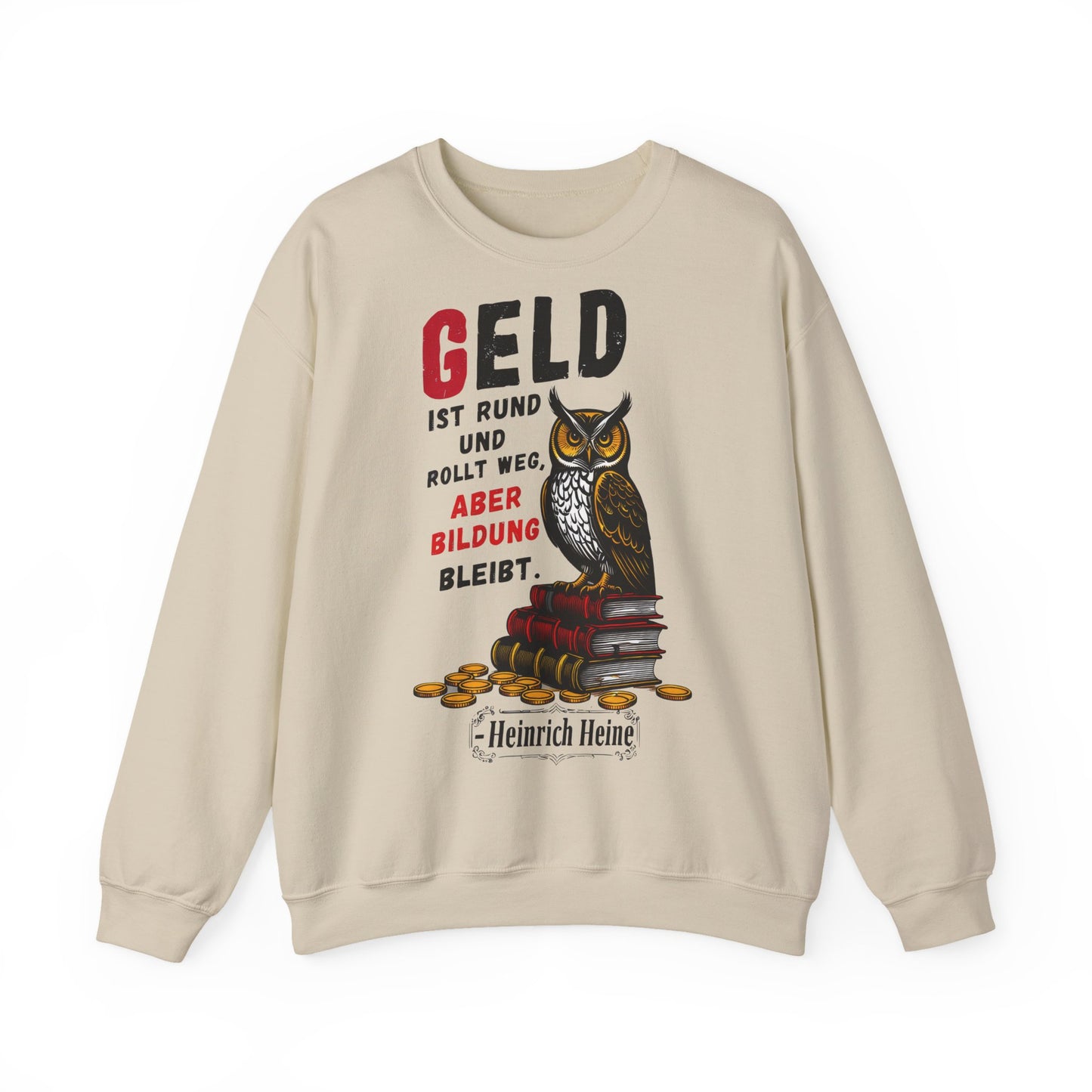 Unisex Heavy Blend™ Rundhals-Sweatshirt - Heinrich Heine | Geld rollt weg