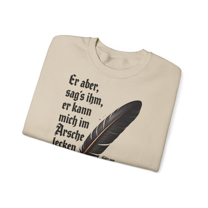 Unisex Heavy Blend™ Rundhals-Sweatshirt -  Johann Wolfgang von Goethe | Am Arsche lecken