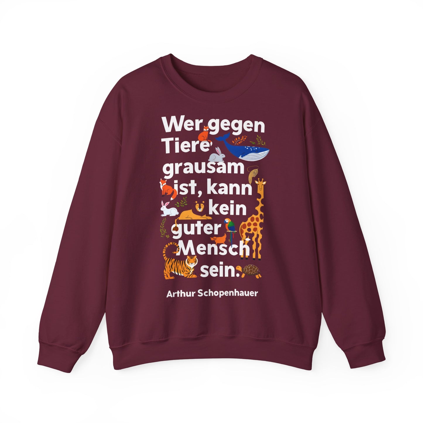 Unisex Heavy Blend™ Rundhals-Sweatshirt - Arthur Schopenhauer | Kein guter Mensch