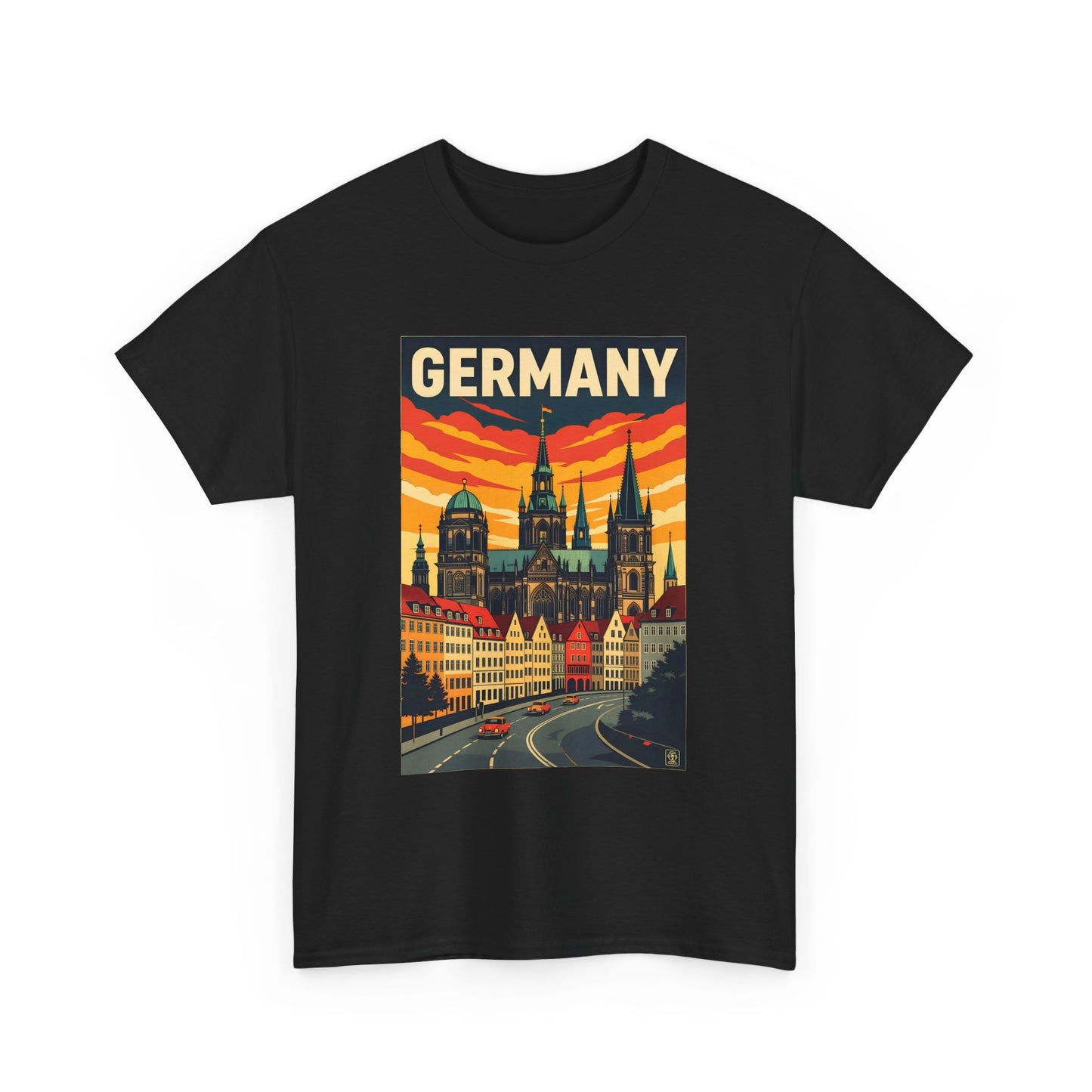 Unisex-T-Shirt aus Baumwolle - Germany