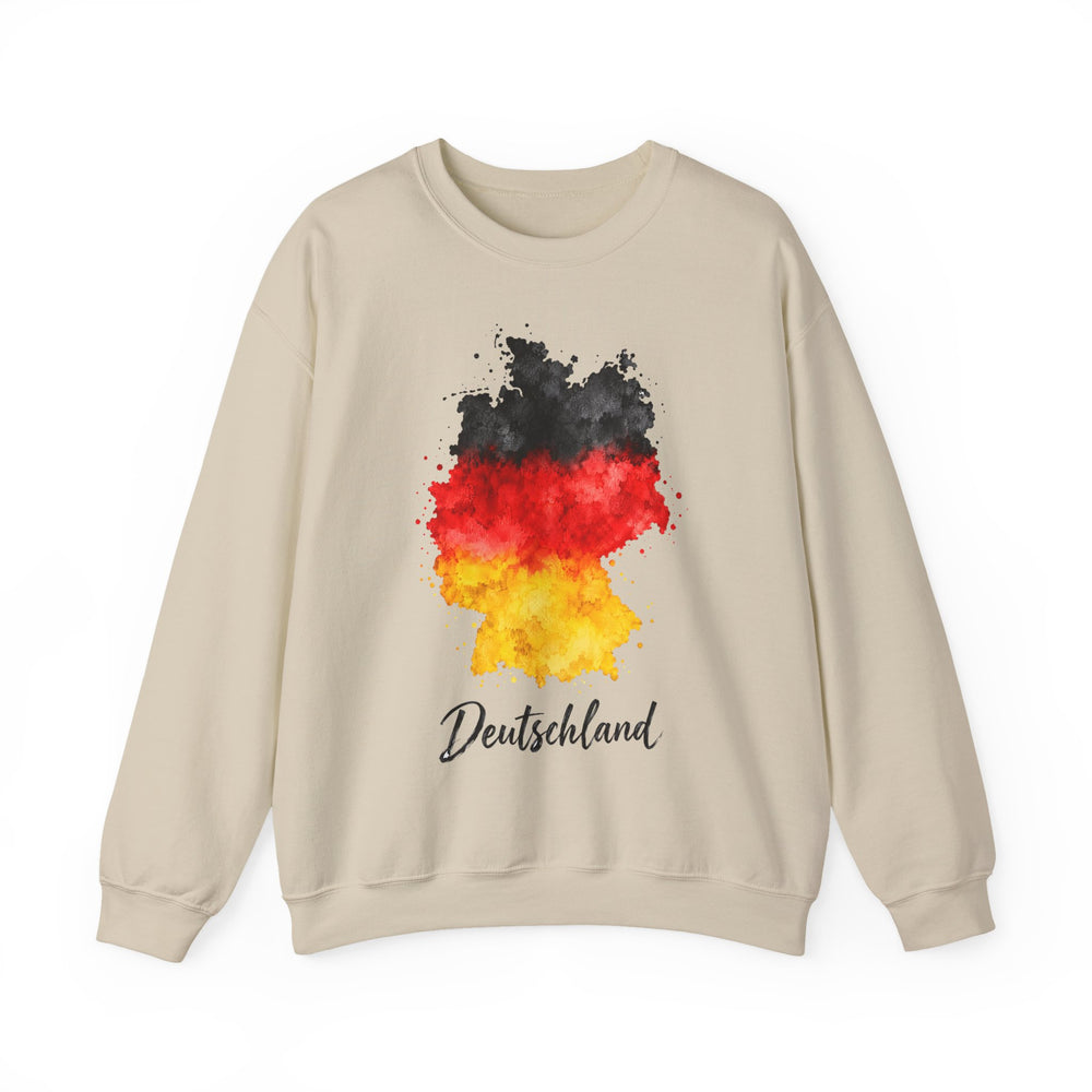 Unisex Heavy Blend™ Rundhals-Sweatshirt - Deutschlandflagge | Aquarell-Karte