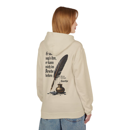 Hoodie Sweatshirt | Johann Wolfgang von Goethe - Am Arsche lecken