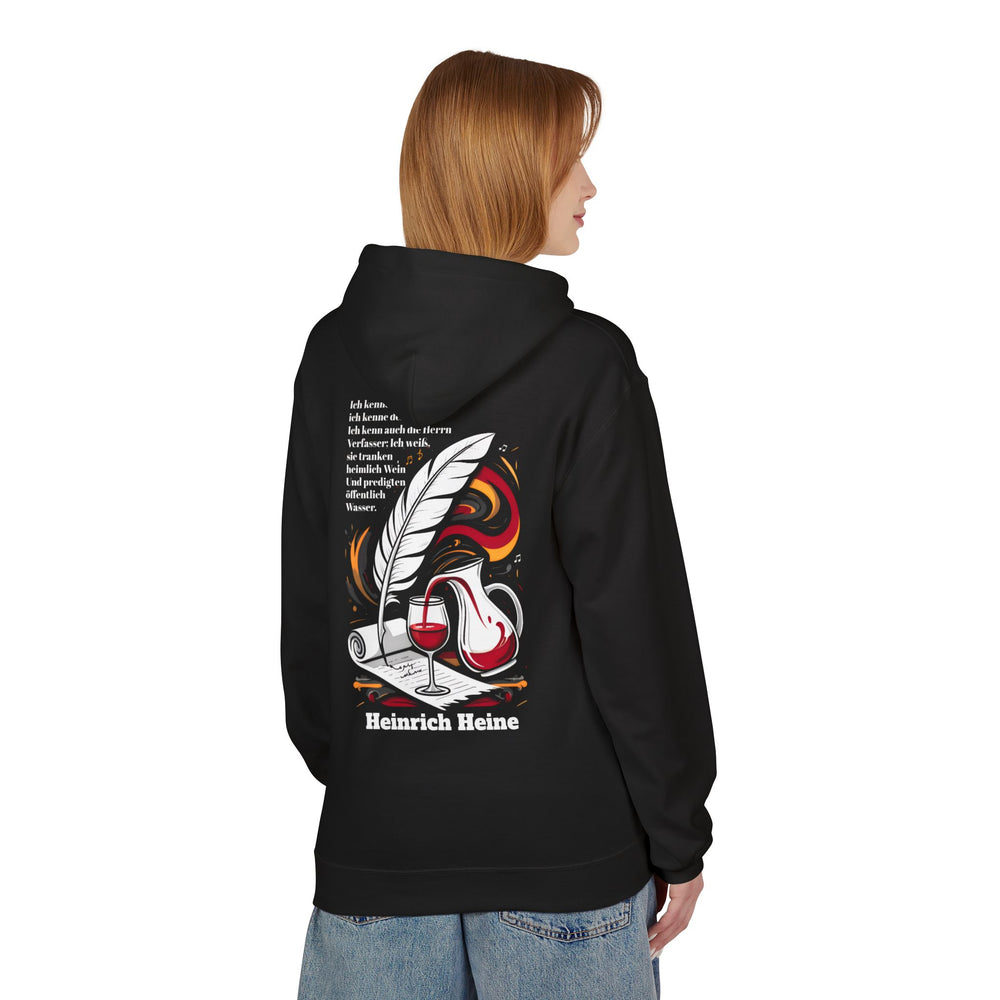 Hoodie Sweatshirt | Heinrich Heine - Öffentlich Wasser predigen