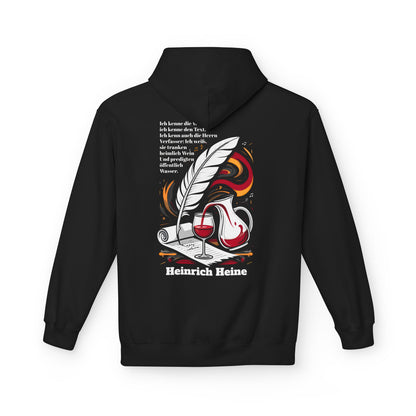 Hoodie Sweatshirt | Heinrich Heine - Öffentlich Wasser predigen