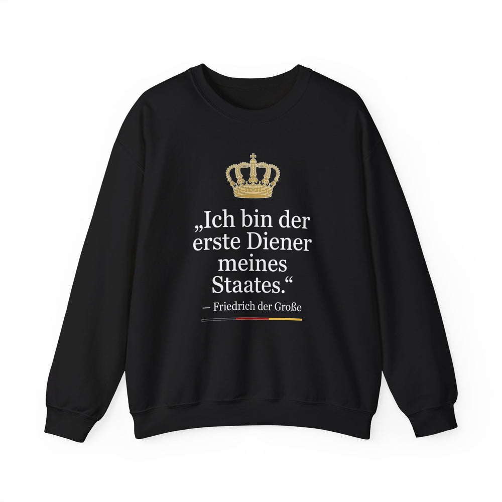 Unisex Heavy Blend™ Rundhals-Sweatshirt - Friedrich der Große | Ich bin der erste Diener meines Staates