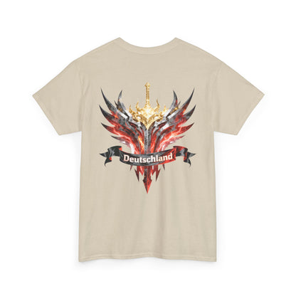 Unisex-T-Shirt aus Baumwolle - Deutschland | Druck auf Vorder- und Hinterseite