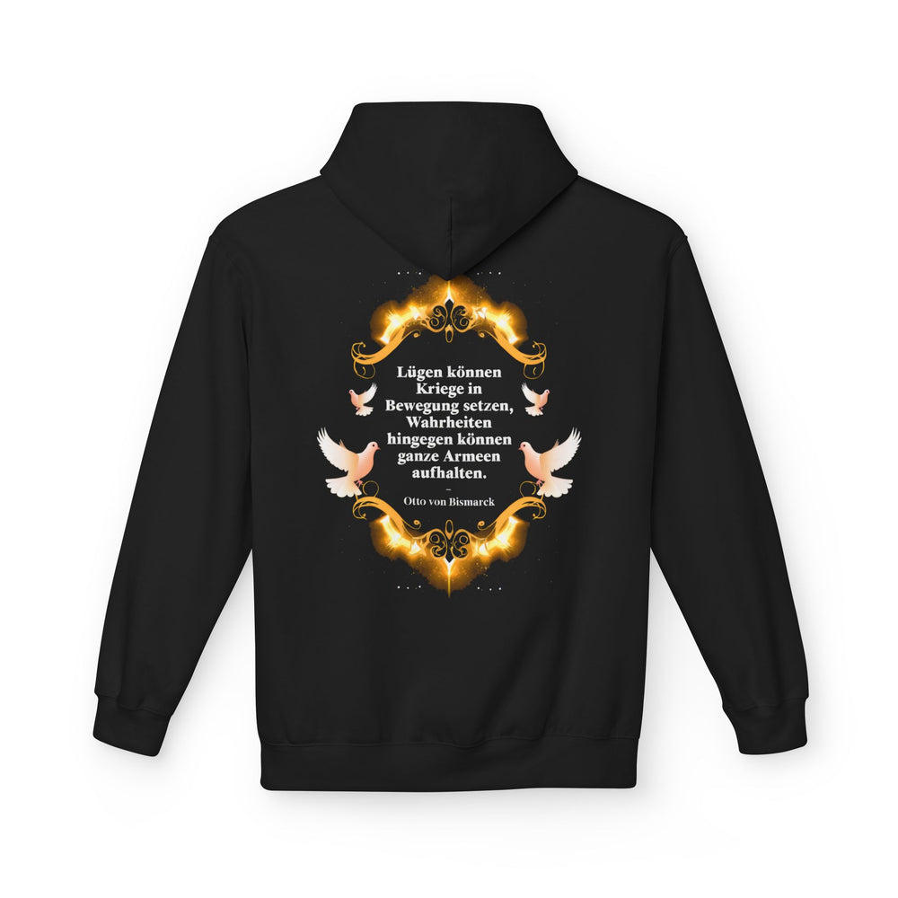 Hoodie Sweatshirt | Otto von Bismarck - Lügen können Kriege in Bewegung setzen