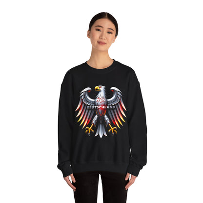Unisex Heavy Blend™ Rundhals-Sweatshirt - Adler mit Deutschland Schriftzug
