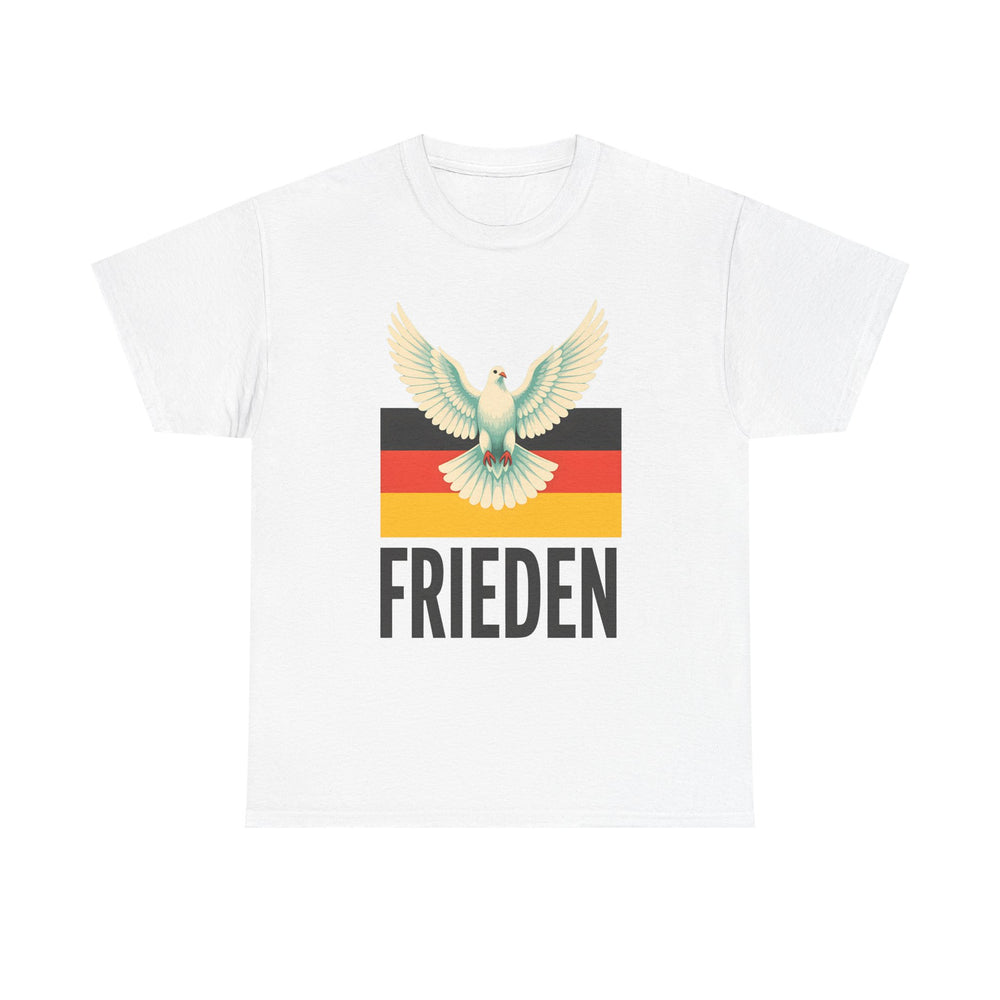 Unisex-T-Shirt aus Baumwolle - Frieden