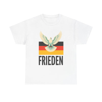 Unisex-T-Shirt aus Baumwolle - Frieden