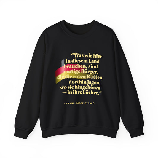 Unisex Heavy Blend™ Rundhals-Sweatshirt - Franz Josef Strauß | Mutige Bürger