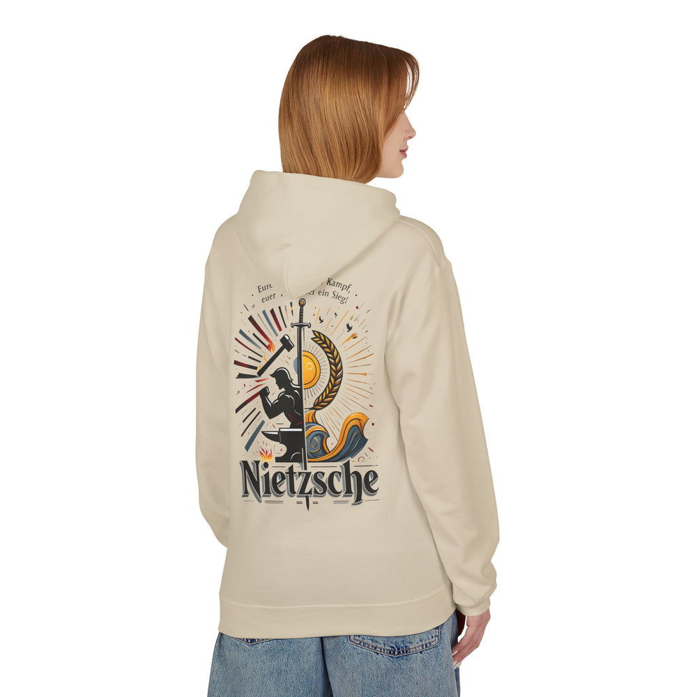 Hoodie Sweatshirt | Friedrich Nietzsche - Eure Arbeit sei ein Kampf!