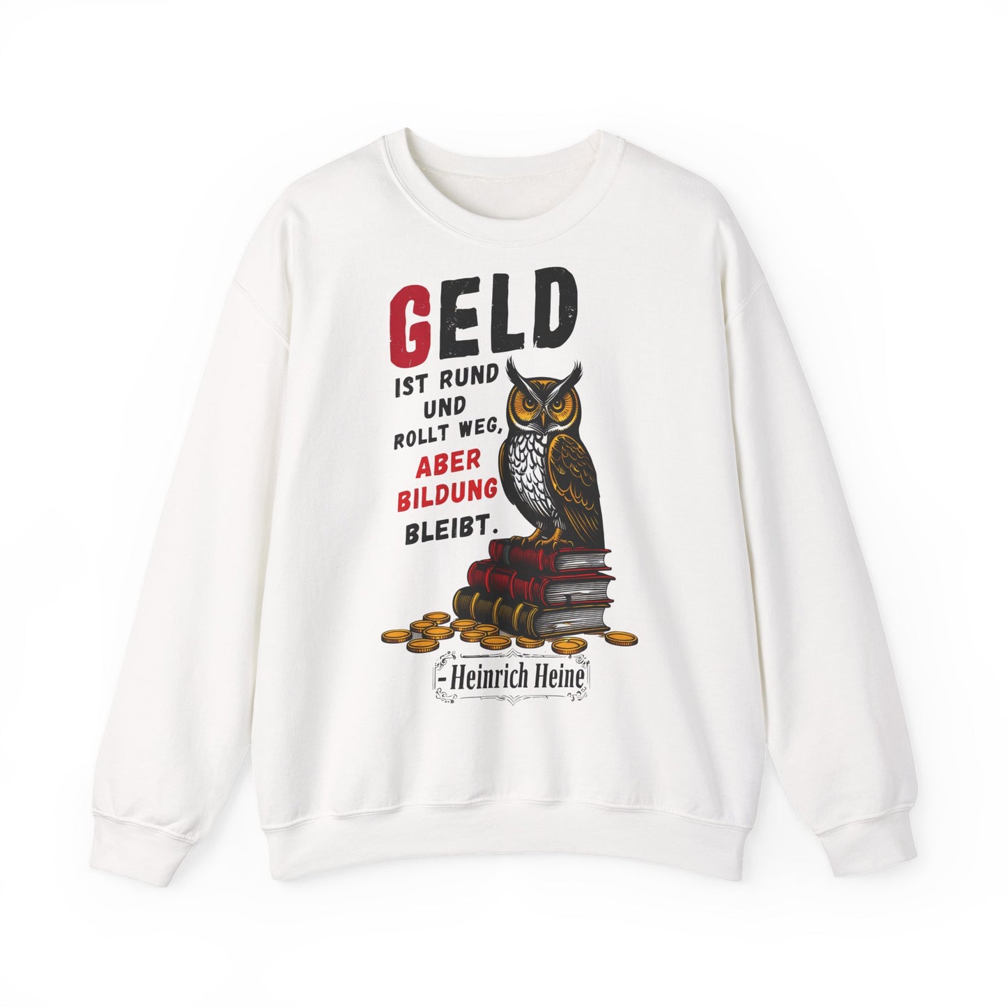 Unisex Heavy Blend™ Rundhals-Sweatshirt - Heinrich Heine | Geld rollt weg