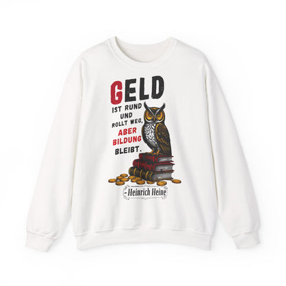 Unisex Heavy Blend™ Rundhals-Sweatshirt - Heinrich Heine | Geld rollt weg