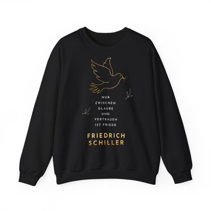Unisex Heavy Blend™ Rundhals-Sweatshirt - Friedrich Schiller | Glaube und Vertrauen