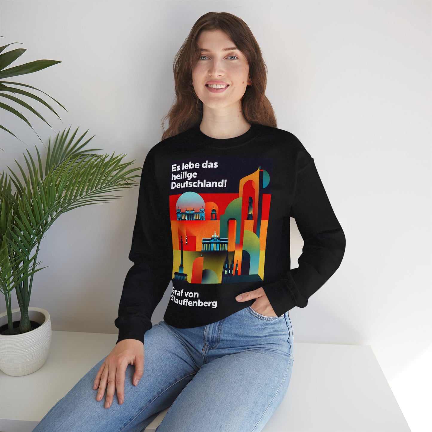Unisex Heavy Blend™ Rundhals-Sweatshirt - Graf von Stauffenberg | Es lebe das heilige Deutschland!