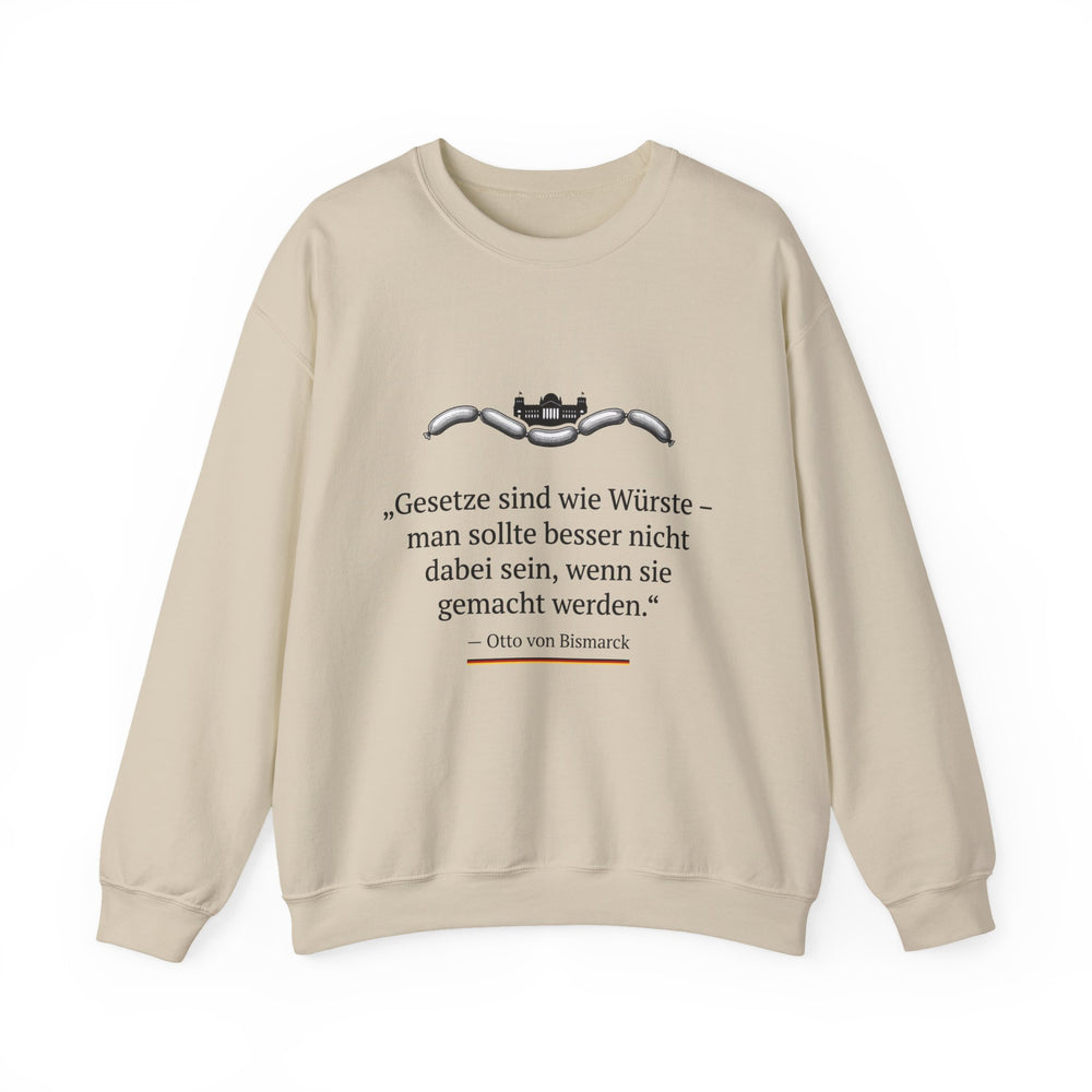 Unisex Heavy Blend™ Rundhals-Sweatshirt - Otto von Bismarck | Gesetze sind wie Würste