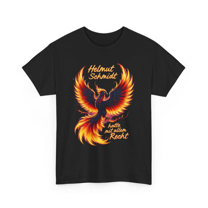 Unisex-T-Shirt aus Baumwolle - Helmut Schmidt | Hatte Recht