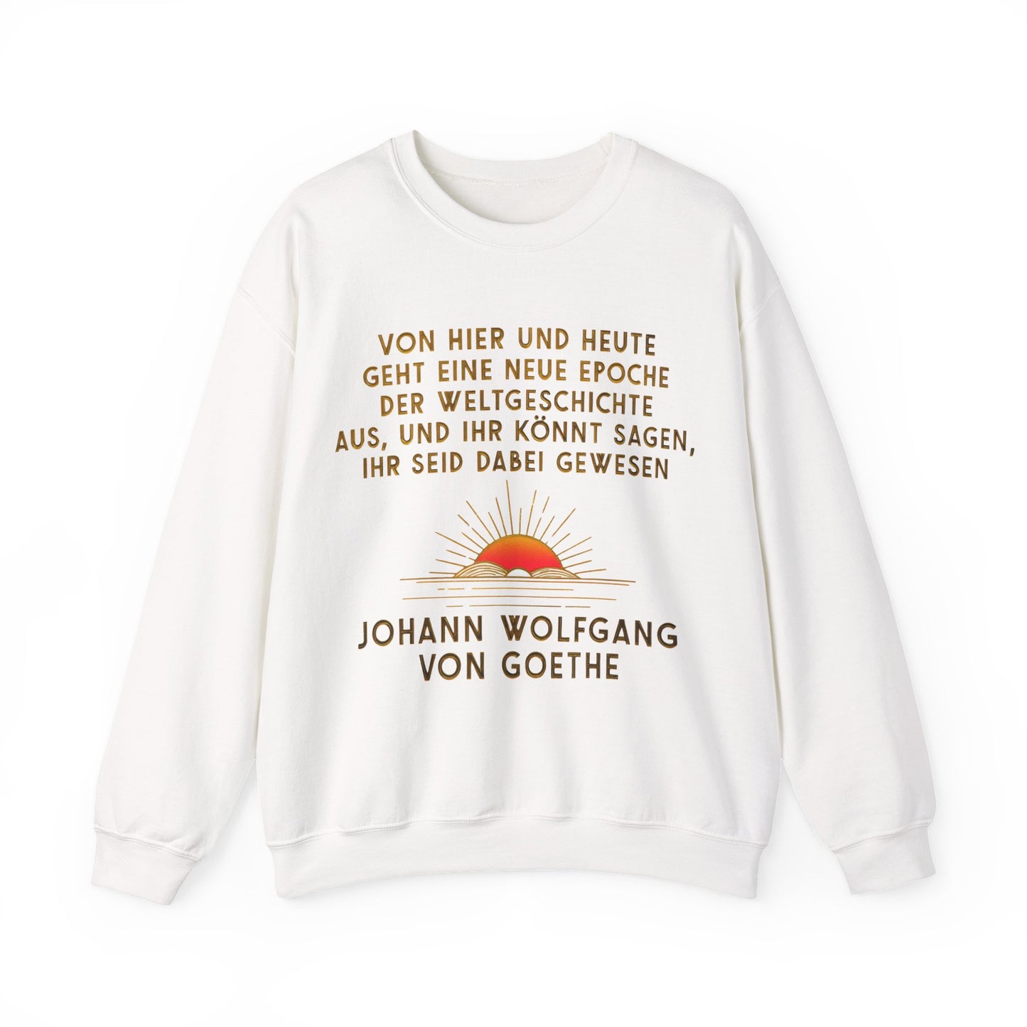 Unisex Heavy Blend™ Rundhals-Sweatshirt - Johann Wolfgang von Goethe | Weltgeschichte