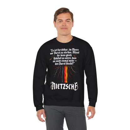 Unisex Heavy Blend™ Rundhals-Sweatshirt - Friedrich Nietzsche | Wahrheit