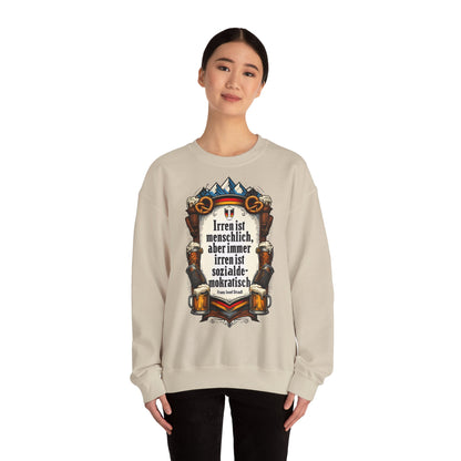 Unisex Heavy Blend™ Rundhals-Sweatshirt - Franz Josef Strauß | Irren ist menschlich