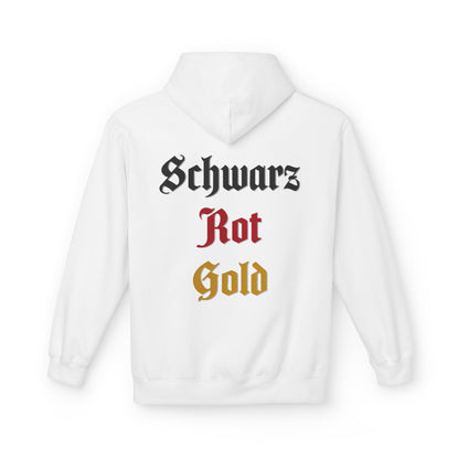 Hoodie Sweatshirt | Schwarz, Rot, Gold