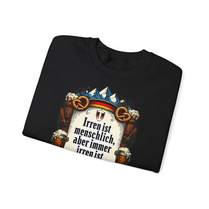 Unisex Heavy Blend™ Rundhals-Sweatshirt - Franz Josef Strauß | Irren ist menschlich